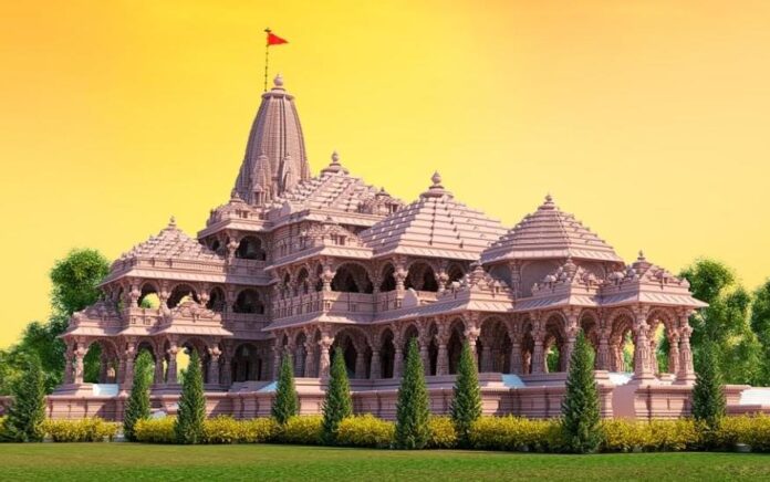 अयोध्या में भव्य राम मंदिर का निर्माण जोर-शोर से
